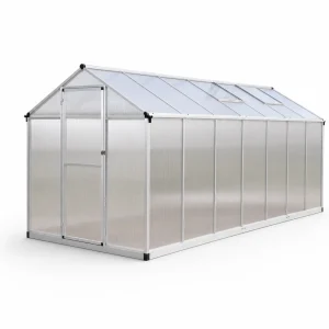 Serre de jardin 8 m² en aluminium avec aérations | Atelier Solarya