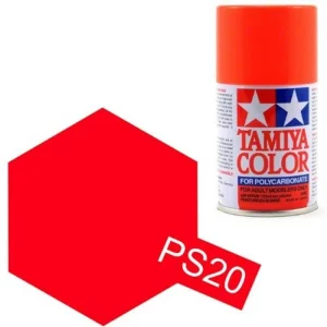 Peinture Lexan PS20 Rouge fluo - Tamiya 86020